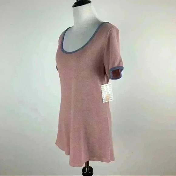 New Lularoe Classic T womans top size XS 4 tunic mauve blue - Picture 5 of 13